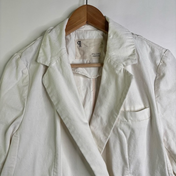 Anthropologie Pilcro Fray Hem Blazer size small - Picture 5 of 15